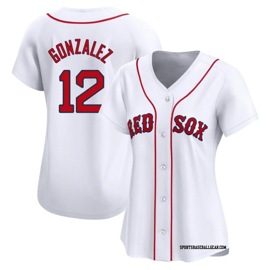 Romy Gonzalez Women's Boston Red Sox White Limited Home Jersey