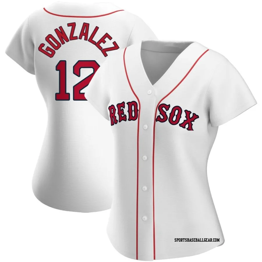 Romy Gonzalez Women's Boston Red Sox White Replica Home Jersey