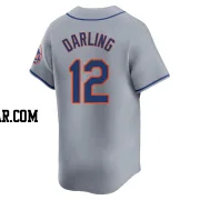 Ron Darling Youth New York Mets Gray Limited Away Jersey