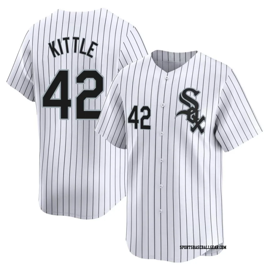 Ron Kittle Men&#039;s Chicago White Sox White Limited Home Jersey