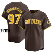 Ron Marinaccio Men's San Diego Padres Brown Limited Away Jersey