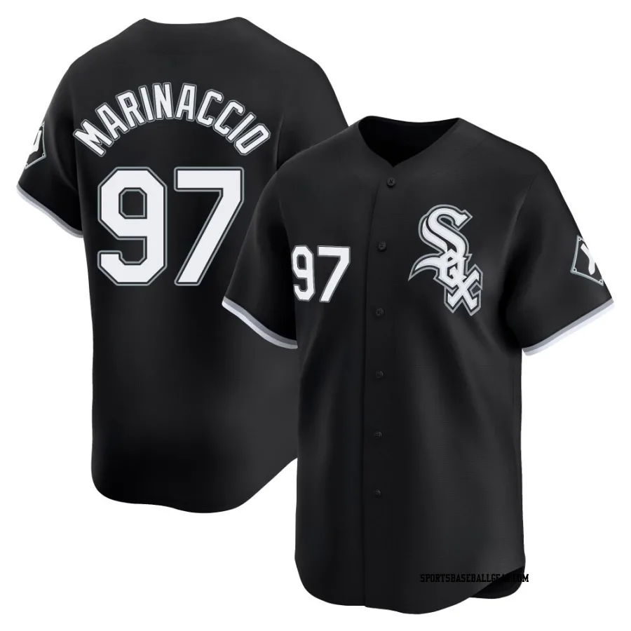Ron Marinaccio Youth Chicago White Sox Black Limited Alternate Jersey