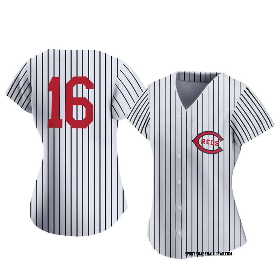 Ron Oester Women's Cincinnati Reds White Replica 2022 Field Of Dreams Jersey