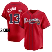 Ronald Acuna Jr. Youth Atlanta Braves Red Limited Alternate Jersey