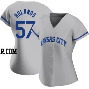 Ronald Bolanos Women's Kansas City Royals Gray Authentic 2022 Road Jersey