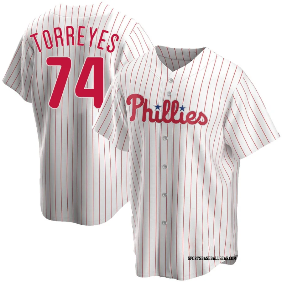 Ronald Torreyes Youth Philadelphia Phillies White Replica Home Jersey