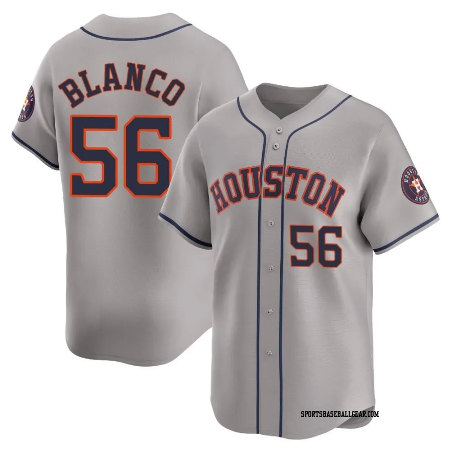 Ronel Blanco Men's Houston Astros Gray Limited Away Jersey
