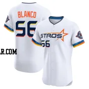 Ronel Blanco Men's Houston Astros White Elite 2025 City Connect Jersey
