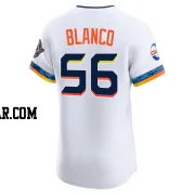 Ronel Blanco Men's Houston Astros White Elite 2025 City Connect Jersey