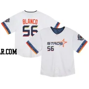 Ronel Blanco Toddler Houston Astros White Limited 2025 City Connect Jersey