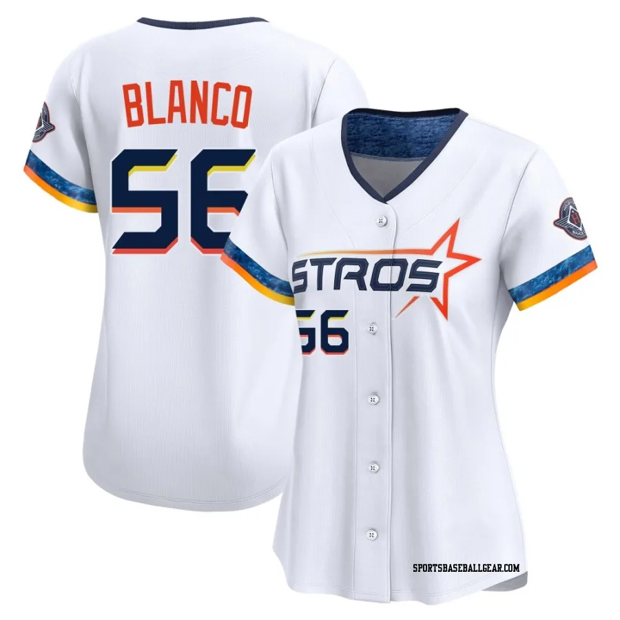 Ronel Blanco Women's Houston Astros White Limited 2025 City Connect Jersey