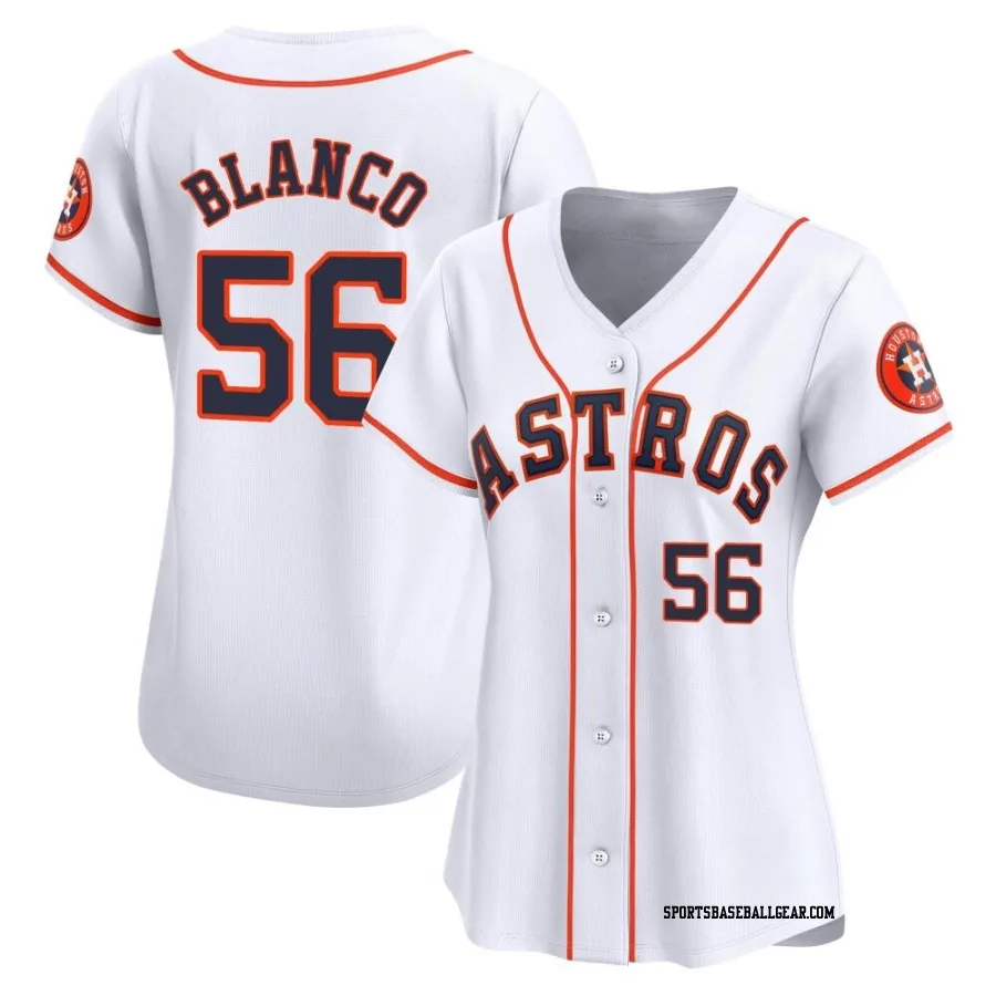 Ronel Blanco Women's Houston Astros White Limited Home Jersey
