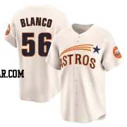 Ronel Blanco Youth Houston Astros Cream Limited Throwback Cooperstown Collection Jersey