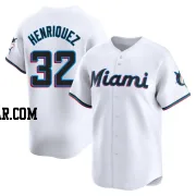 Ronny Henriquez Men's Miami Marlins White Limited Home Jersey