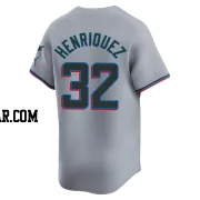 Ronny Henriquez Youth Miami Marlins Gray Limited Road Jersey