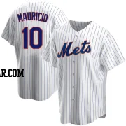 Ronny Mauricio Men's New York Mets White Replica Home Jersey