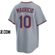 Ronny Mauricio Youth New York Mets Gray Replica Away 2.0 Jersey
