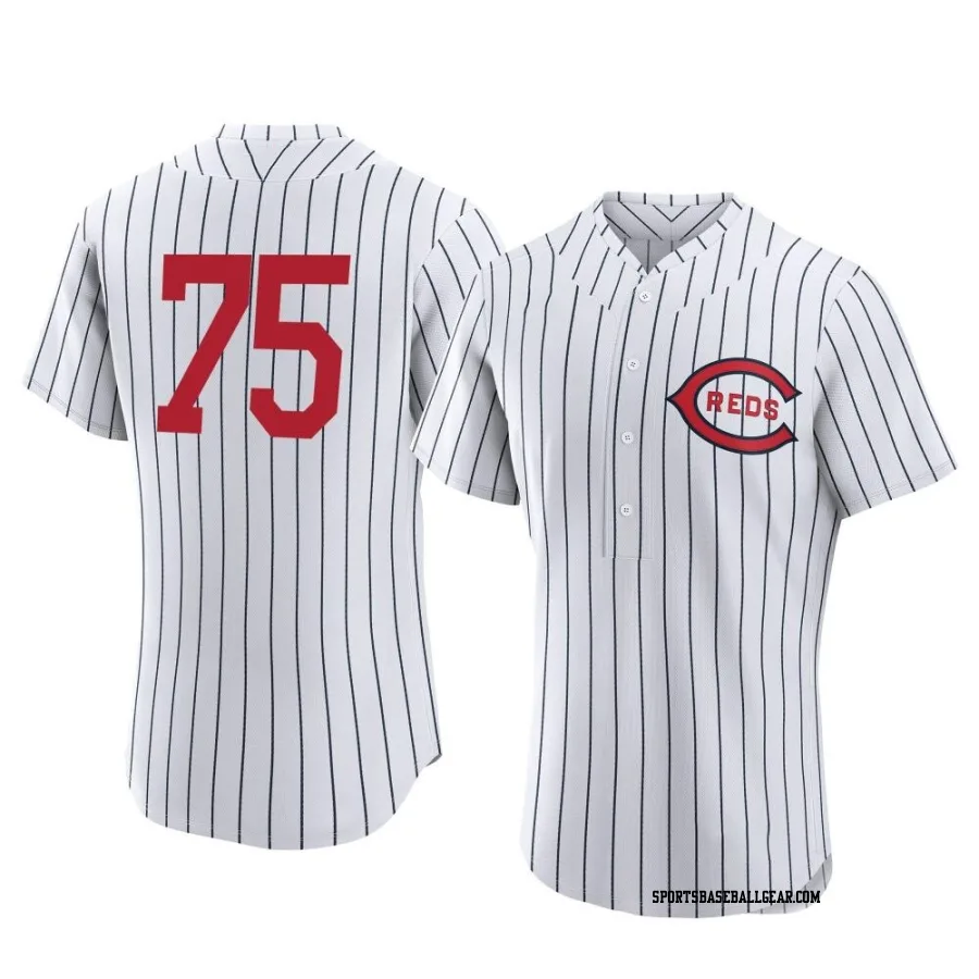 Ross Detwiler Men's Cincinnati Reds White Authentic 2022 Field Of Dreams Jersey