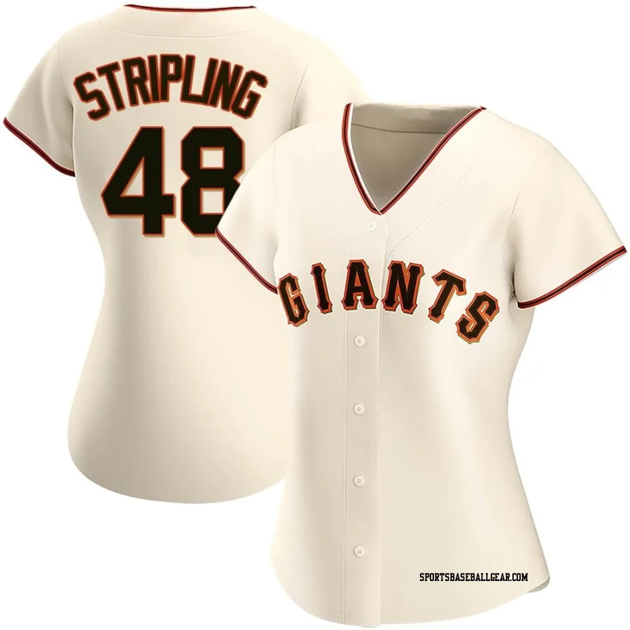 Ross Stripling Women's San Francisco Giants Cream Authentic Home Jersey