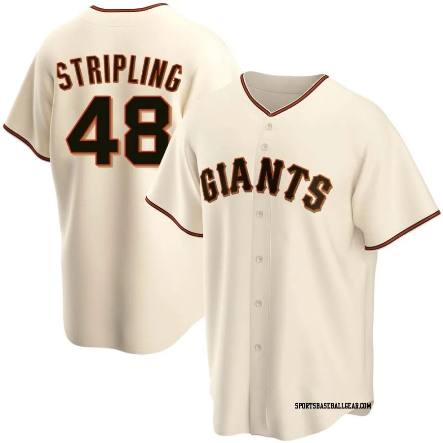 Ross Stripling Youth San Francisco Giants Cream Replica Home Jersey