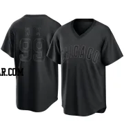 Rowan Wick Men's Chicago Cubs Black Replica Pitch Fashion Jersey