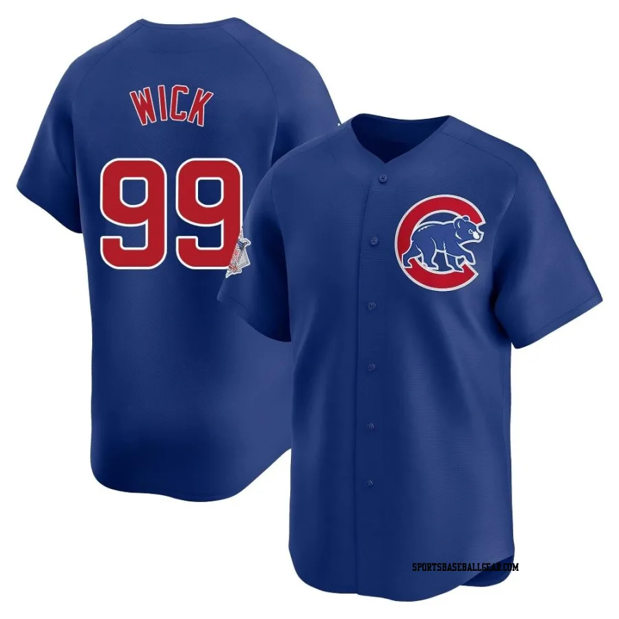 Rowan Wick Men's Chicago Cubs Royal Limited Alternate Jersey