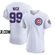 Rowan Wick Men's Chicago Cubs White Elite Home Jersey