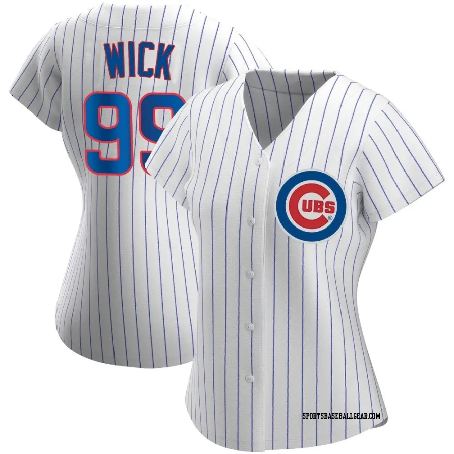 Rowan Wick Women's Chicago Cubs White Authentic Home Jersey