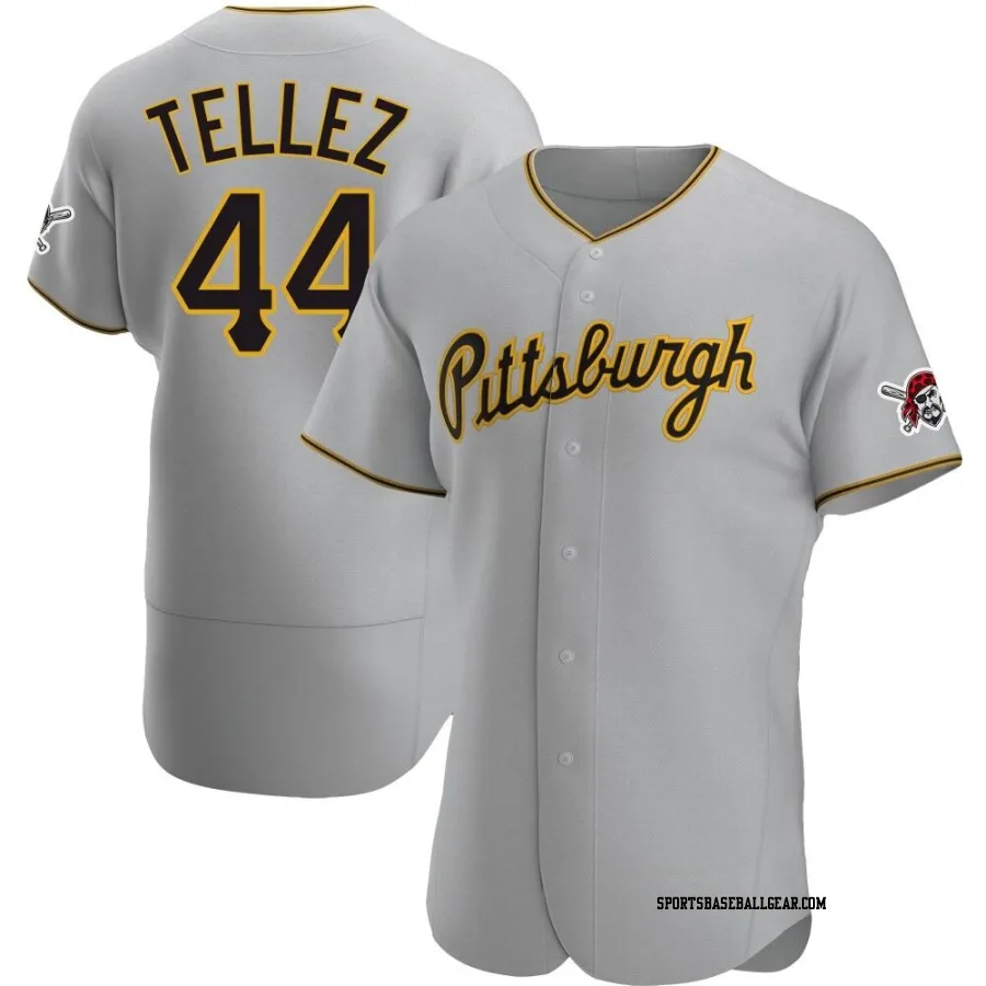 Rowdy Tellez Men's Pittsburgh Pirates Gray Authentic Road Jersey