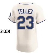 Rowdy Tellez Men's Seattle Mariners Cream Elite Alternate Jersey