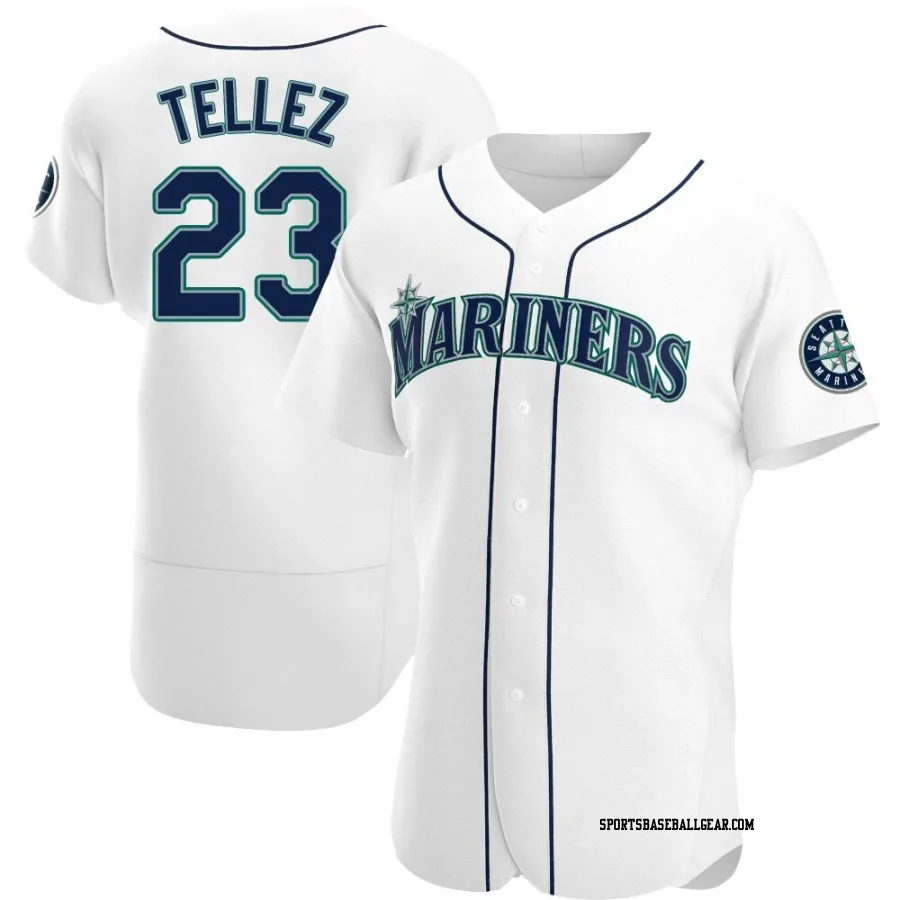 Rowdy Tellez Men's Seattle Mariners White Authentic Home Jersey