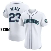 Rowdy Tellez Men's Seattle Mariners White Elite Home Jersey