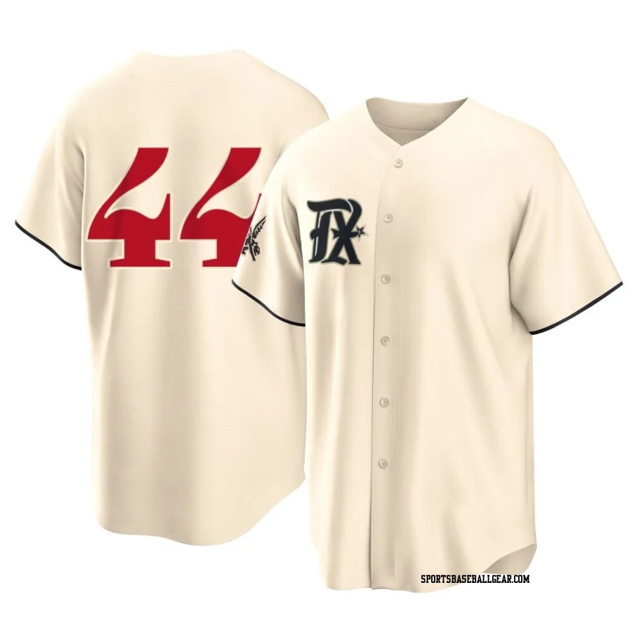 Rowdy Tellez Men's Texas Rangers Cream Replica 2023 City Connect Jersey