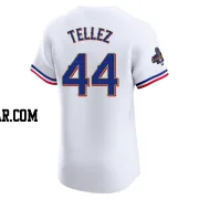 Rowdy Tellez Men's Texas Rangers Gold Elite White 2024 Collection Jersey