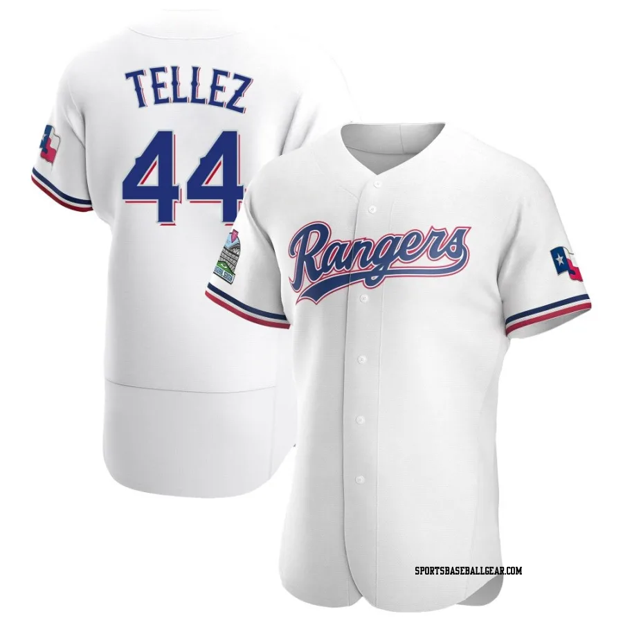 Rowdy Tellez Men's Texas Rangers White Authentic Home Jersey