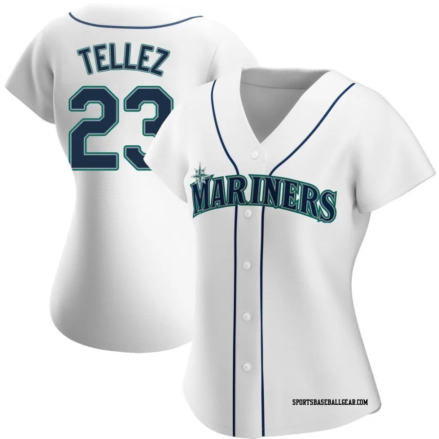 Rowdy Tellez Women's Seattle Mariners White Replica Home Jersey