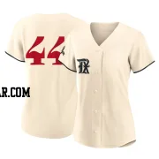Rowdy Tellez Women's Texas Rangers Cream Replica 2023 City Connect Jersey