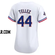 Rowdy Tellez Women's Texas Rangers Gold Limited White 2024 Collection Jersey