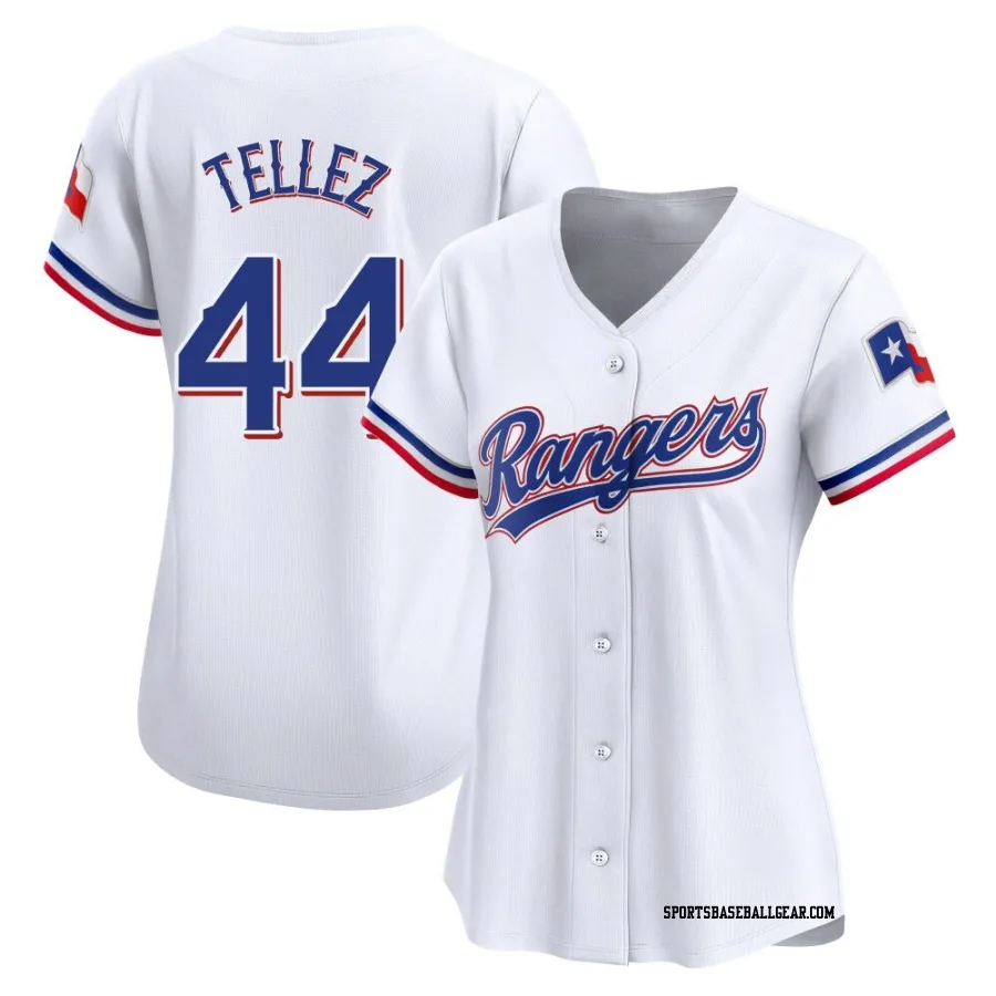 Rowdy Tellez Women's Texas Rangers White Limited Home Jersey