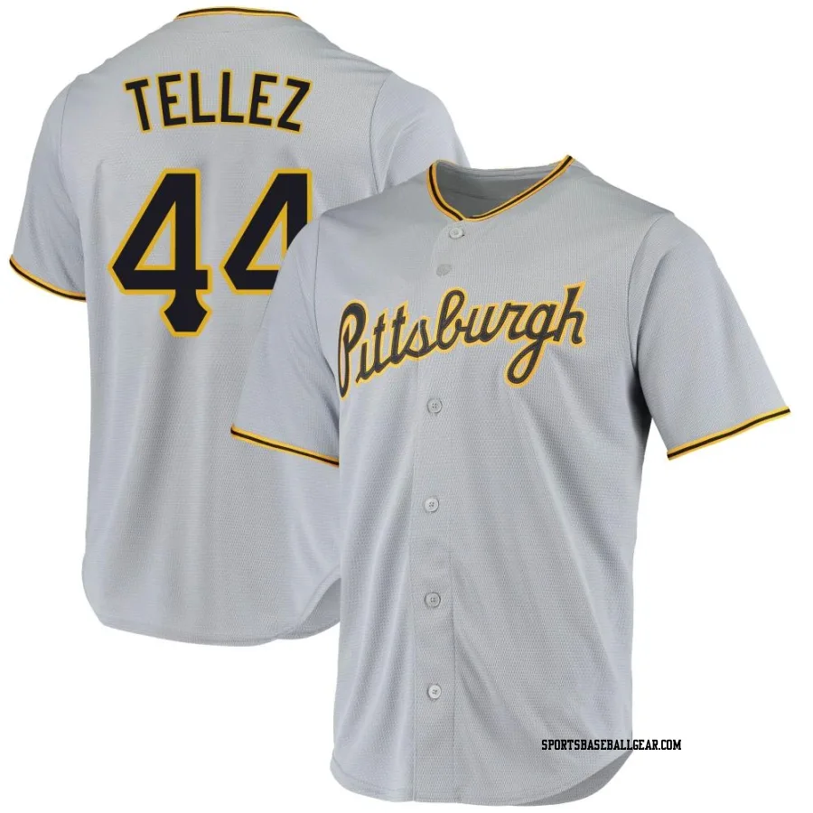 Rowdy Tellez Youth Pittsburgh Pirates Gray Replica Road Jersey