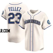 Rowdy Tellez Youth Seattle Mariners Cream Limited Alternate Jersey