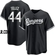 Rowdy Tellez Youth Texas Rangers Black/White Replica Jersey