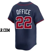 Rowland Office Men's Atlanta Braves Navy Limited Alternate Jersey
