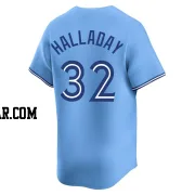 Roy Halladay Men's Toronto Blue Jays Blue Limited Powder Alternate Jersey
