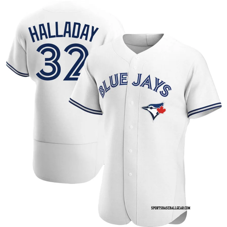 Roy Halladay Men's Toronto Blue Jays White Authentic Home Jersey