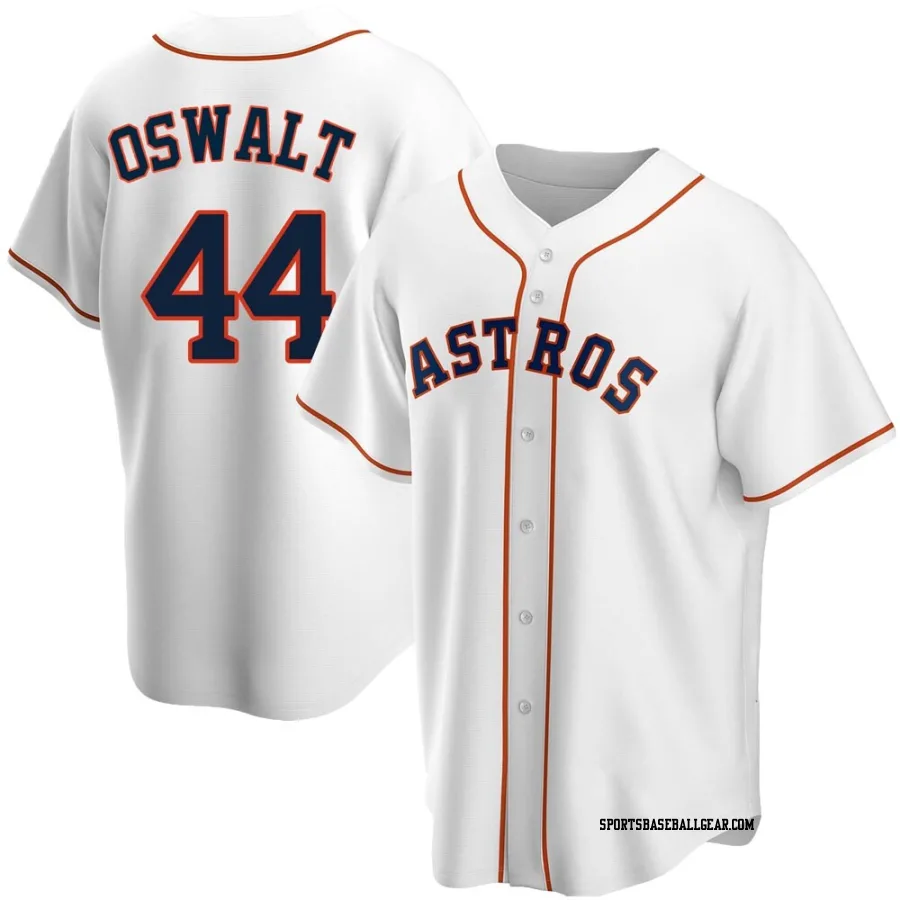 Roy Oswalt Men's Houston Astros White Replica Home Jersey