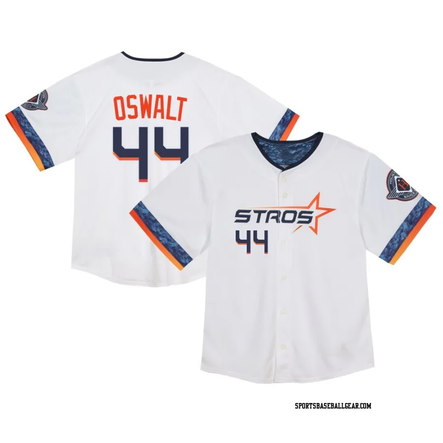 Roy Oswalt Toddler Houston Astros White Limited 2025 City Connect Jersey