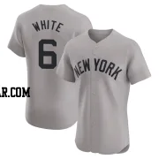 Roy White Men's New York Yankees Gray Elite Road Jersey