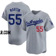 Russell Martin Men's Los Angeles Dodgers Gray Limited Away Jersey