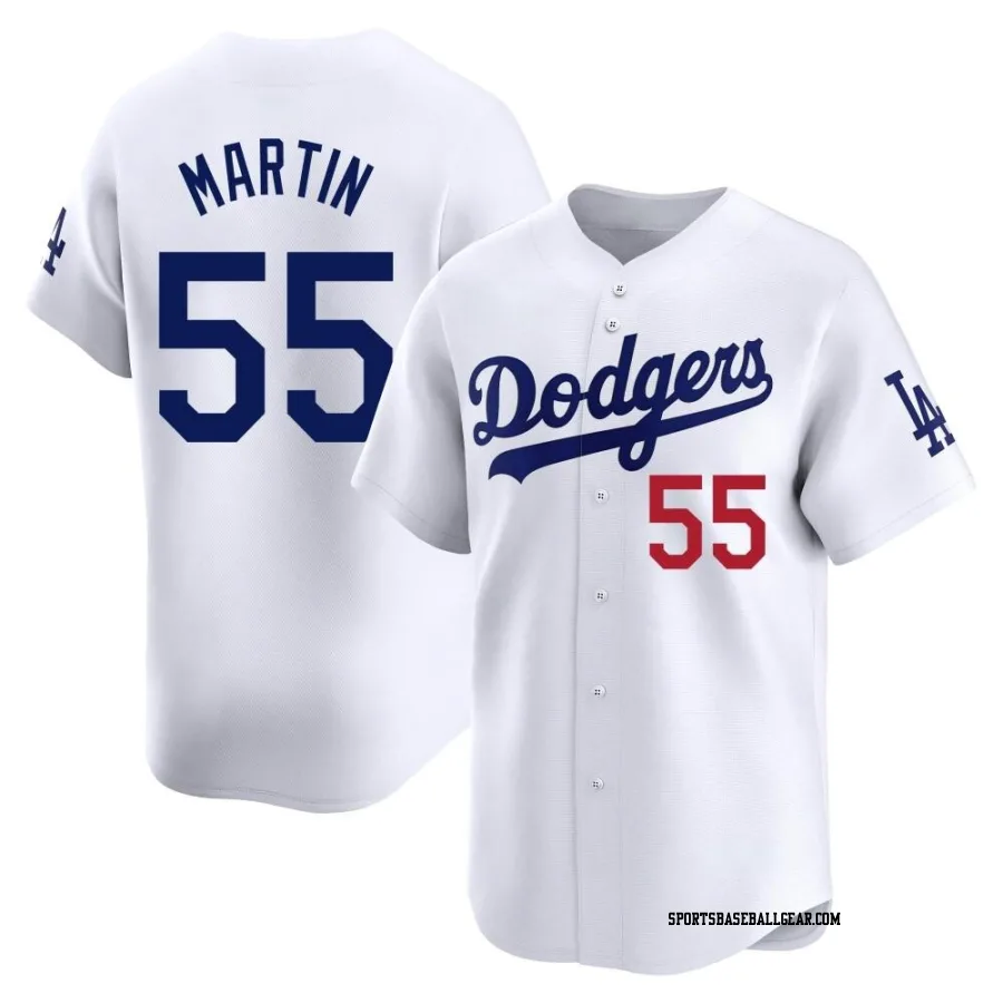Russell Martin Men's Los Angeles Dodgers White Limited Home Jersey